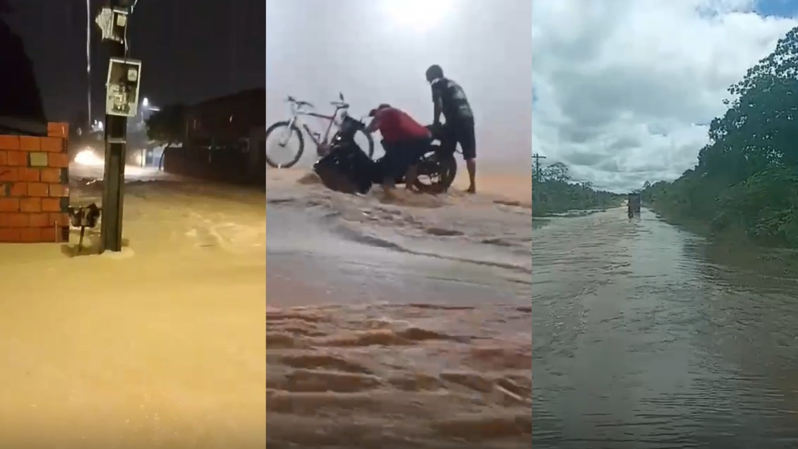 Municípios do Pará enfrentam alagamentos e transtornos após fortes chuvas; prefeituras decretam emergência
