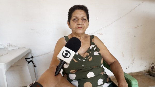 Lucélia Maria da Conceição em entrevista à TV Clube — Foto: TV Clube