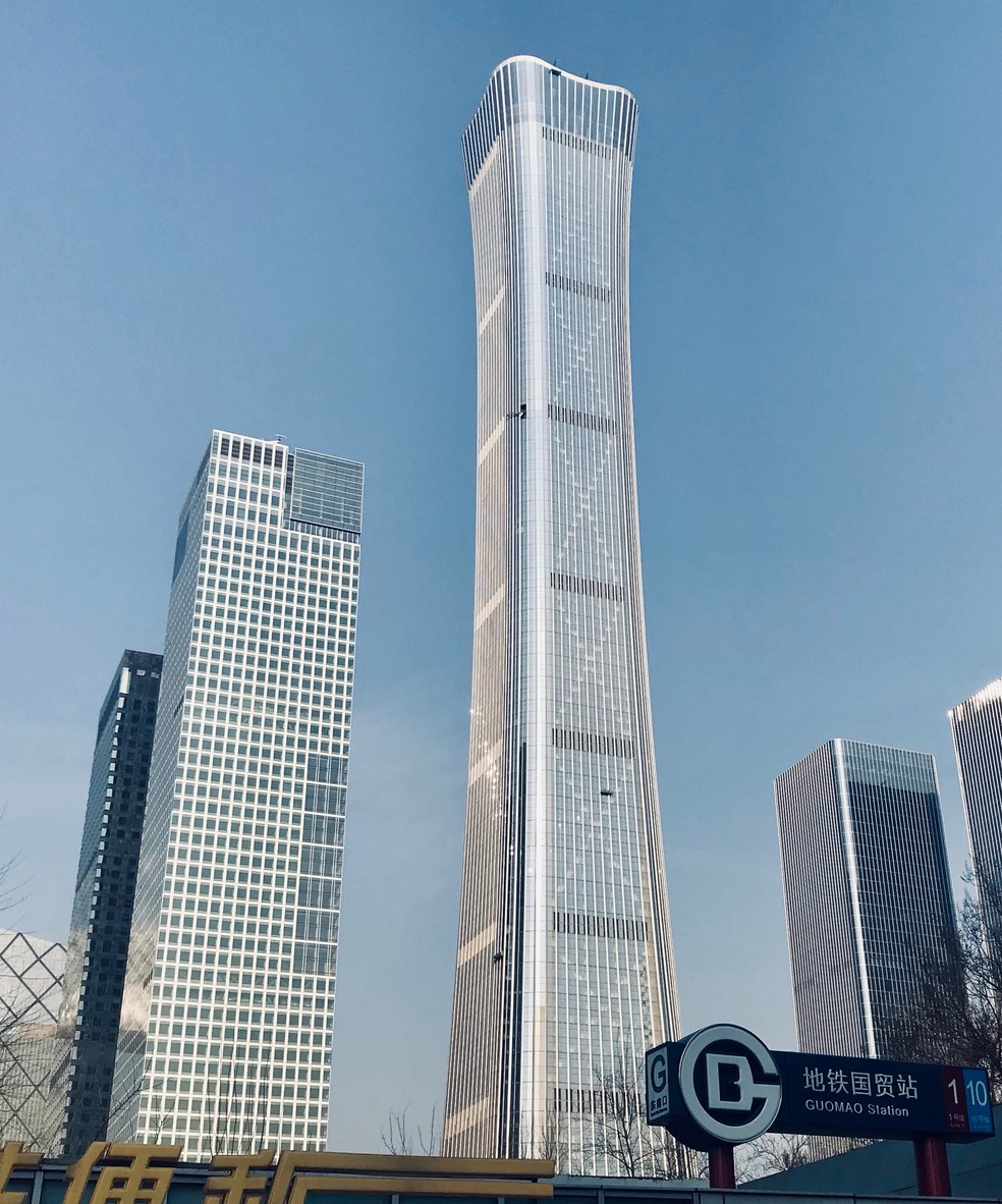 CITIC Tower, em Pequim (China) — Foto: Bairuilong/Creative Commons 4.0