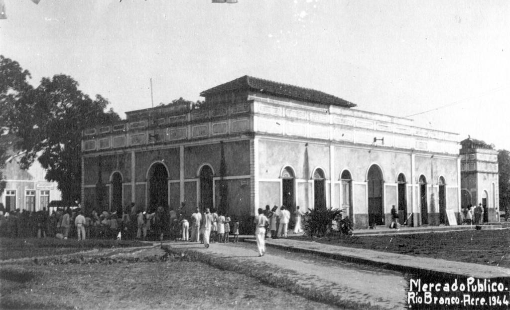Mercado Municipal localizado na Avenida Epaminondas Jácome  - 1944