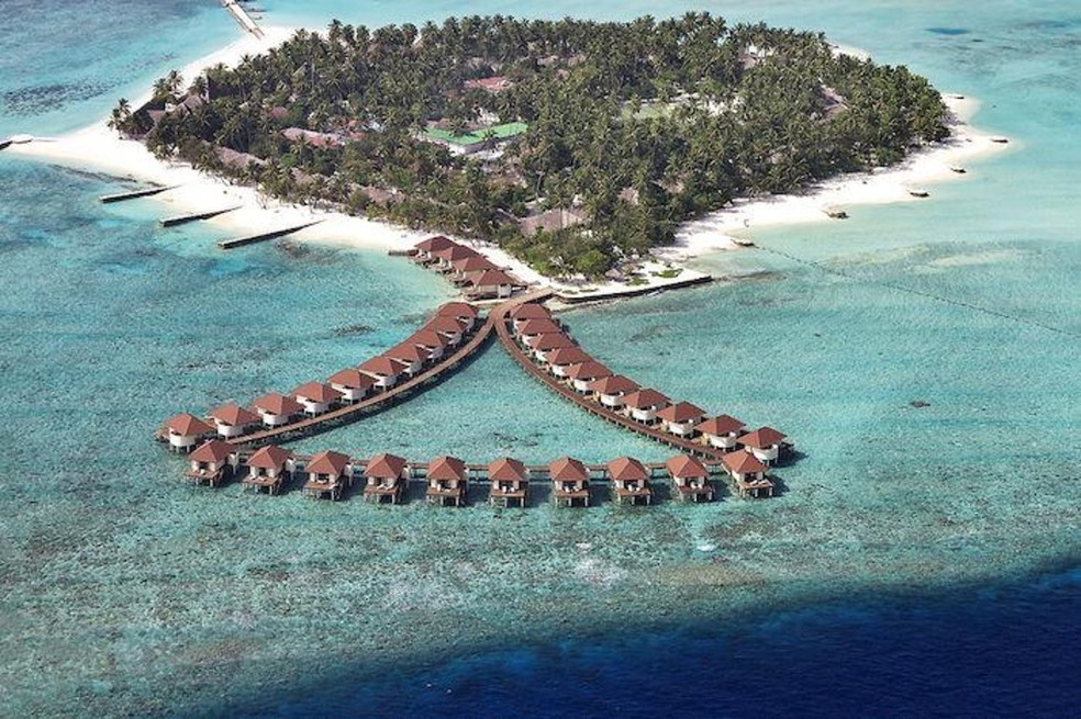Ilha de Alimatha, nas Maldivas. — Foto: Reprodução/Tripadvisor