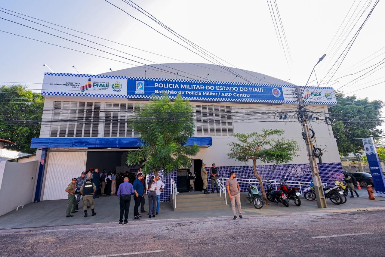 Governo entrega novo batalhão da PM e reforça segurança no Centro de Teresina