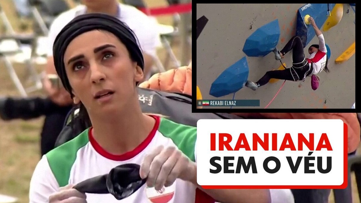 IM iraniana joga sem hijab no Campeonato Mundial e depois se