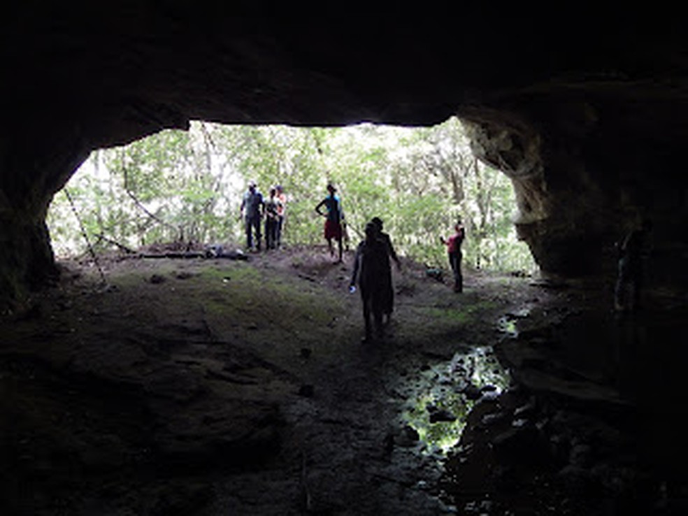 Caverna do Vitão em Tomazina — Foto: Reprodução