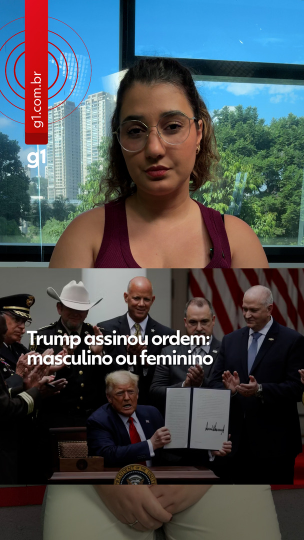 Trump assinou ordem: masculino ou feminino