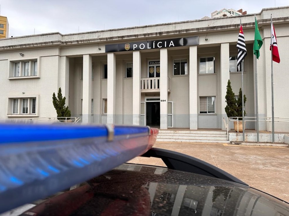 Delegacia de Polícia Civil de Araçatuba (SP) — Foto: Eduardo Parede/TV TEM