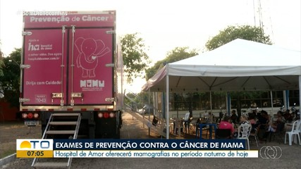 Hospital de Amor realiza atendimentos noturnos de mamografia nesta quinta-feira (10)