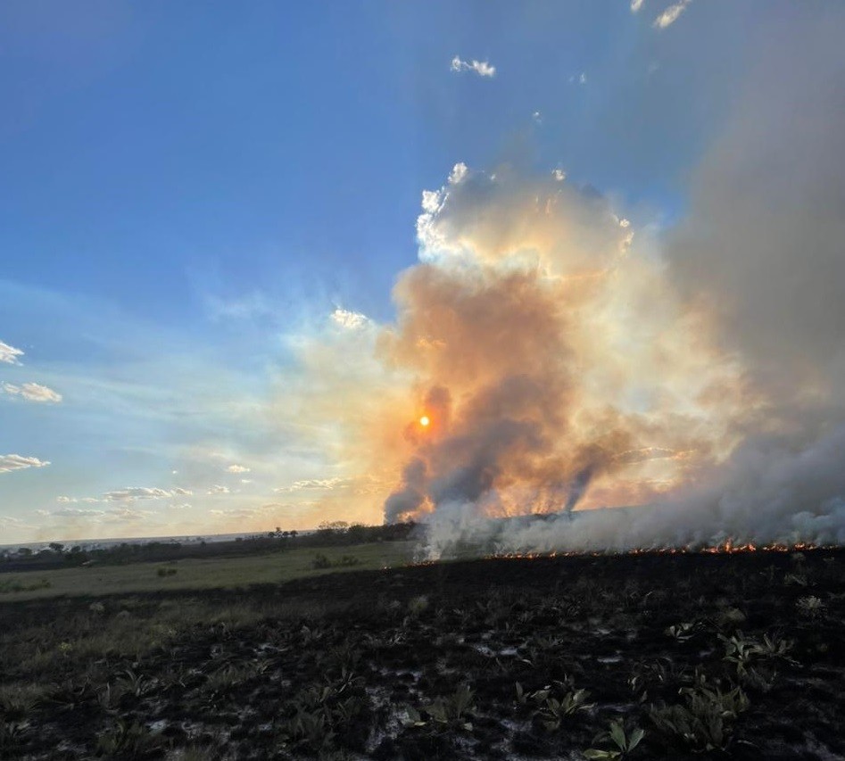 Incêndio no Parque do Jalapão
