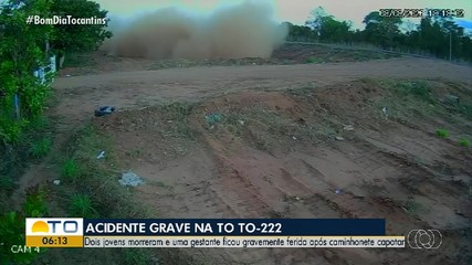 Carro capota e deixa dois mortos e um ferido em Araguaína