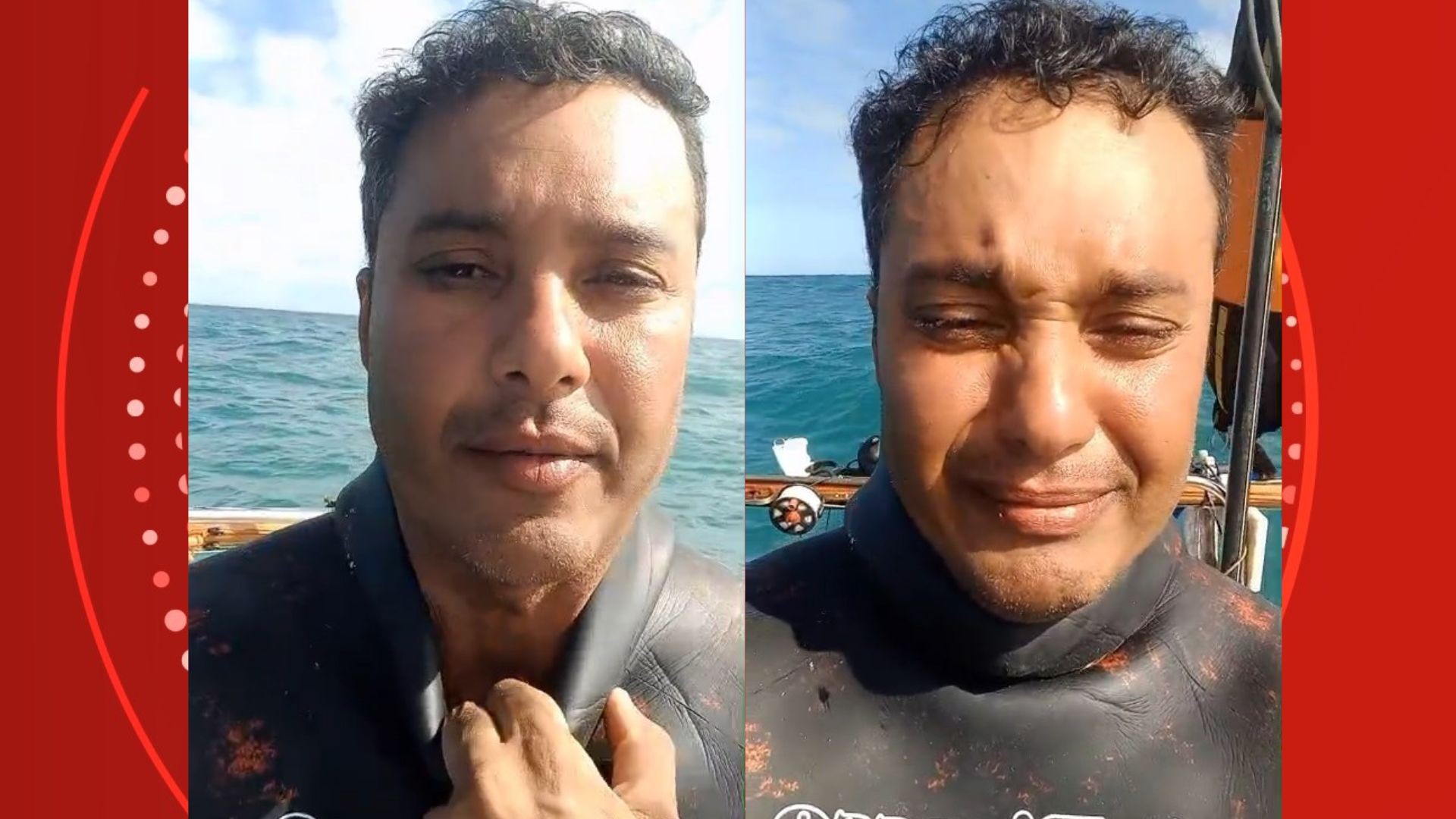 Empresário que passou 50 horas à deriva com amigo gravou vídeo de despedida para esposa grávida