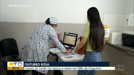 Ação leva prevenção contra o câncer de mama e colo de útero para Araguaína