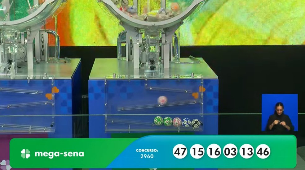 Mega-Sena, concurso 2.960 — Foto: Reprodução/Caixa