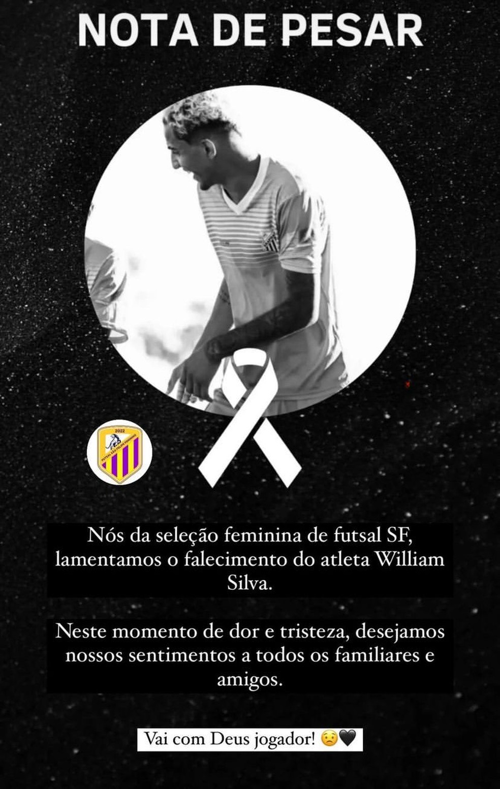 Jogador de futebol é morto a tiros na Bahia — Foto: Reprodução/redes sociais