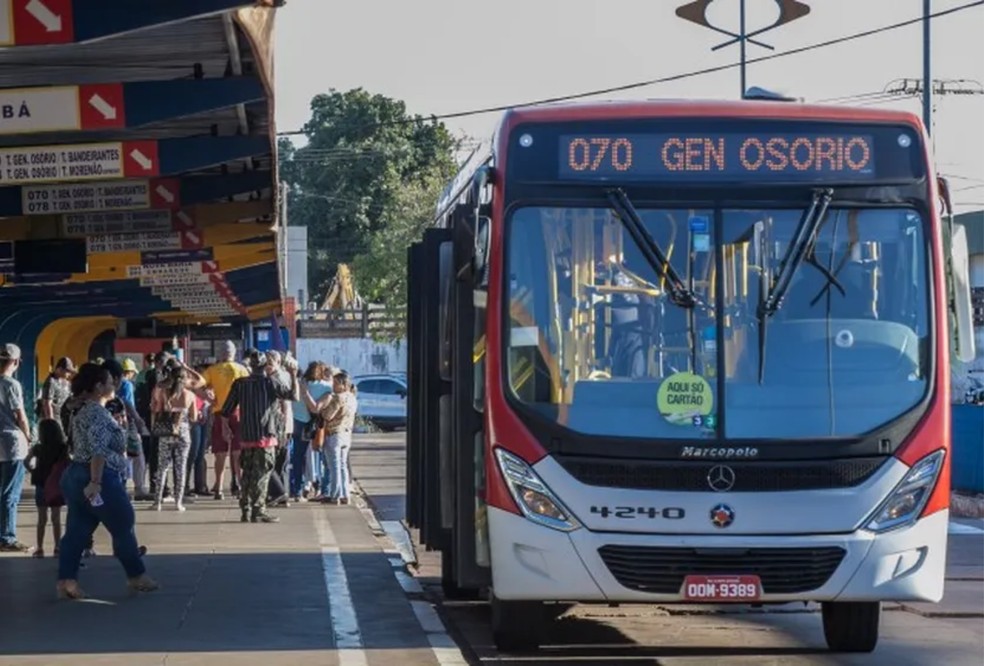 Transporte coletivo em Campo Grande. — Foto: Prefeitura de Campo Grande/Divulgação