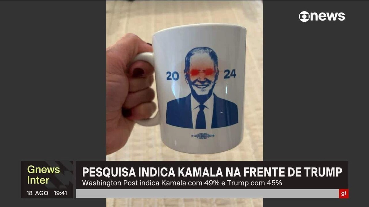 Encalhadas, canecas da campanha de Biden viram lembrancinha para delegados na convenção Democrata