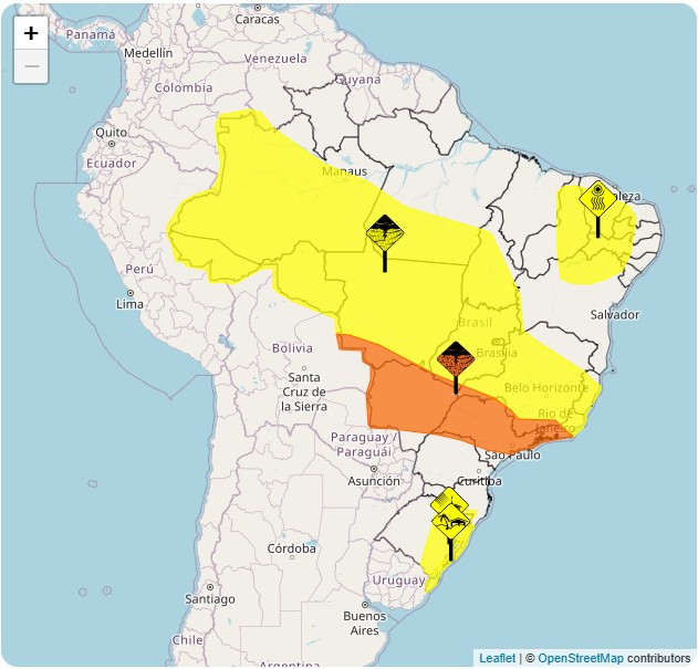 Grande BH e regiões de MG entram em alerta devido à chuva; veja previsão do tempo