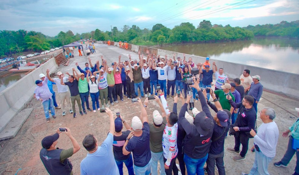 Caravana iniciada neste sábado (13) percorre rodovia BR-319 — Foto: Divulgação