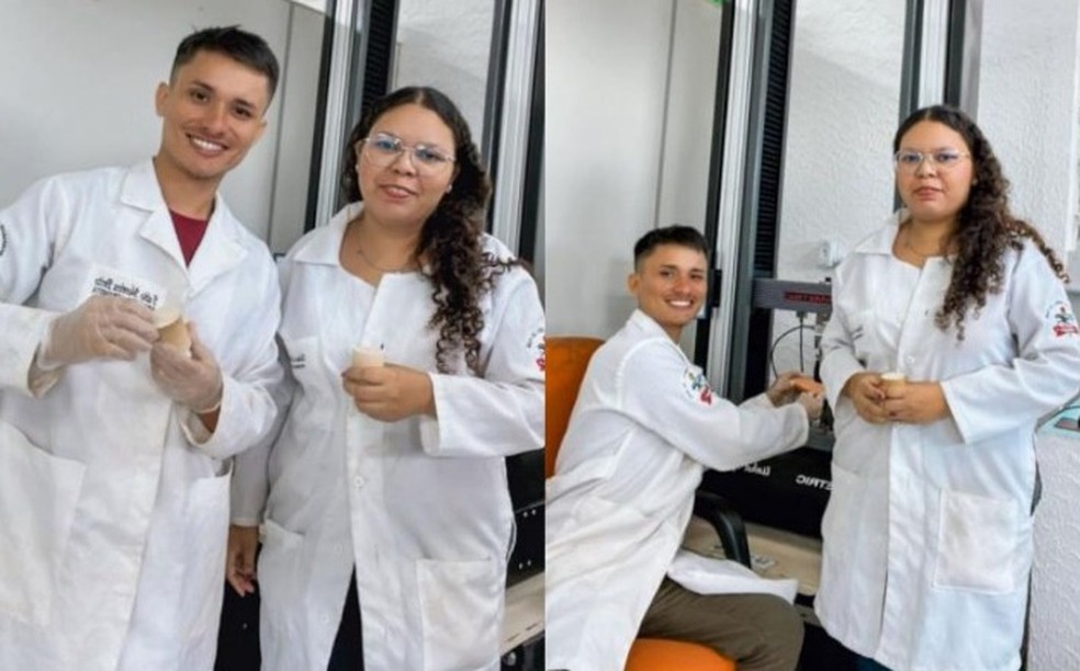 Arquiteto Fabio Brito e a engenheira de materiais Taiana Matos. — Foto: Divulgação