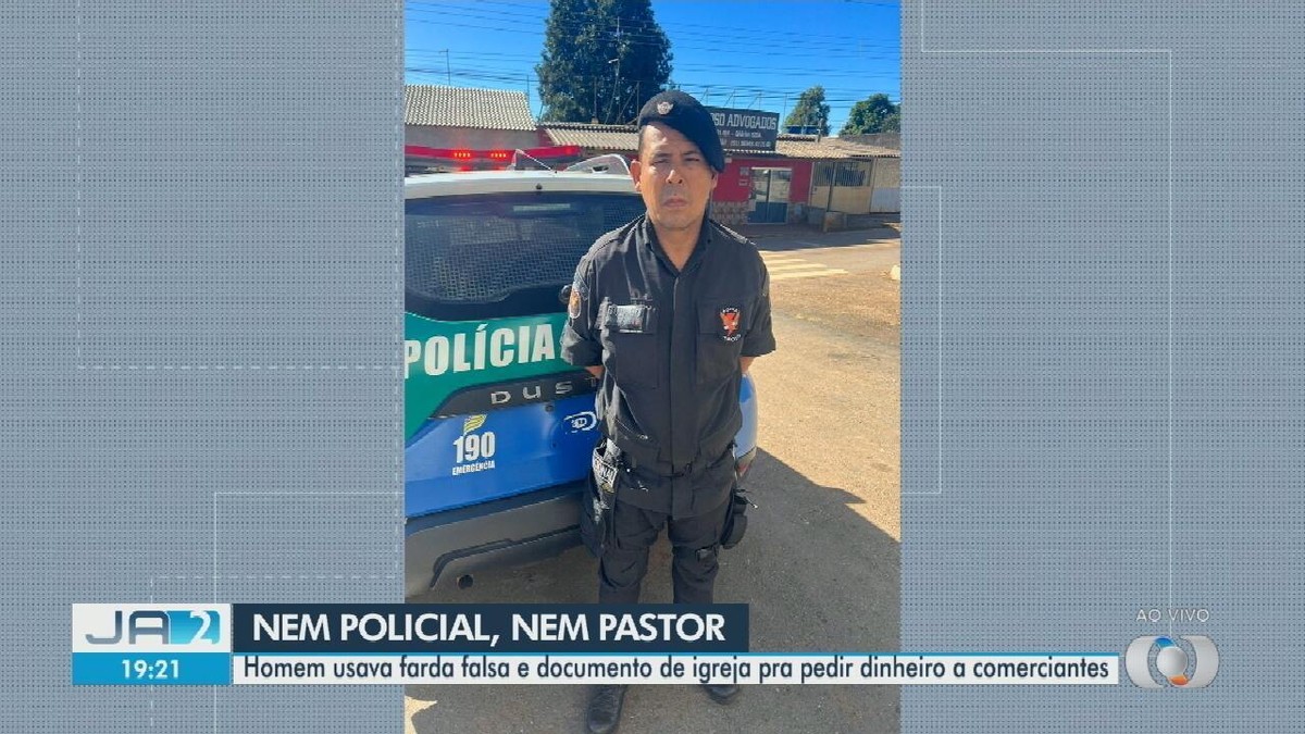 Homem é Preso Suspeito De Se Passar Por Policial Militar Para Pedir