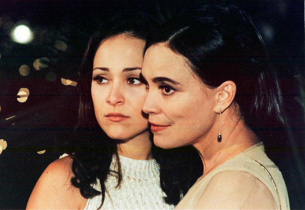'Por Amor' juntou Regina Duarte e a filha, Gabriela Duarte — Foto: Nelson Di Rago/Acervo Globo