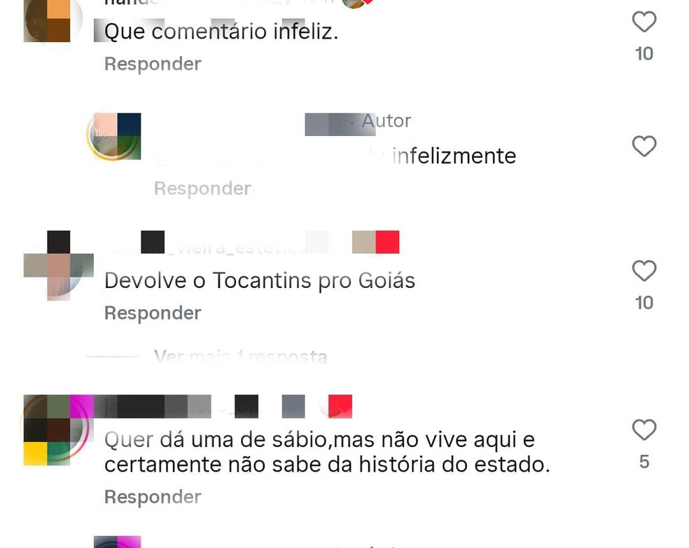 Comentário de fundador do MBL repercutiu na web — Foto: Reprodução Tocantins em Foco