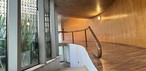 Espaços da Casa Niemeyer, na Zona Oeste de SP