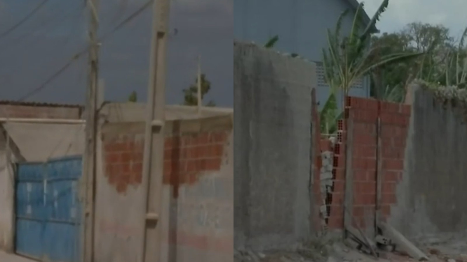 Explosão de caminhão de cimento derruba postes e destrói muros, em Fortaleza