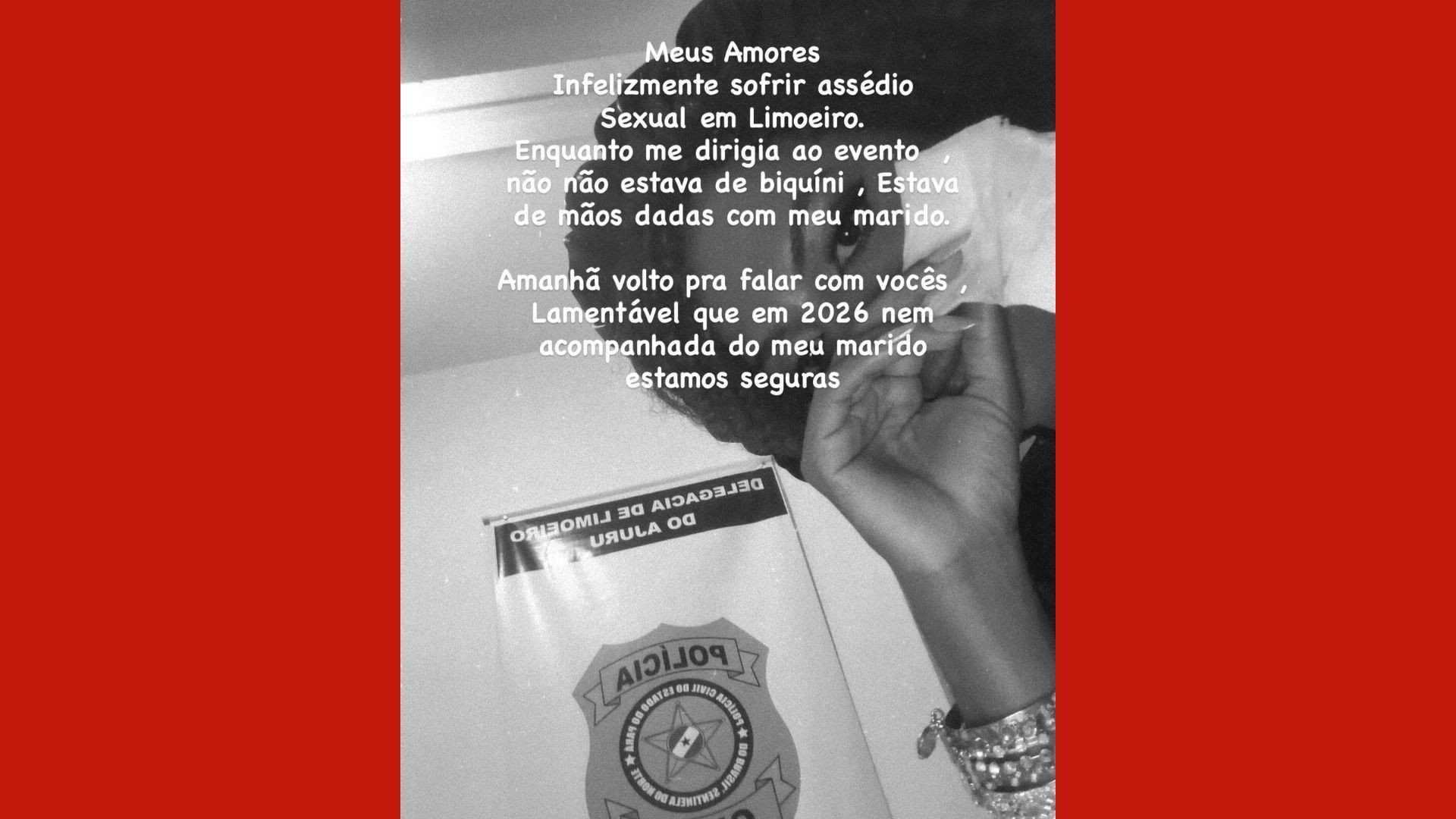 Modelo denuncia assédio sexual em Limoeiro do Ajuru, no Marajó; polícia autua suspeitos 