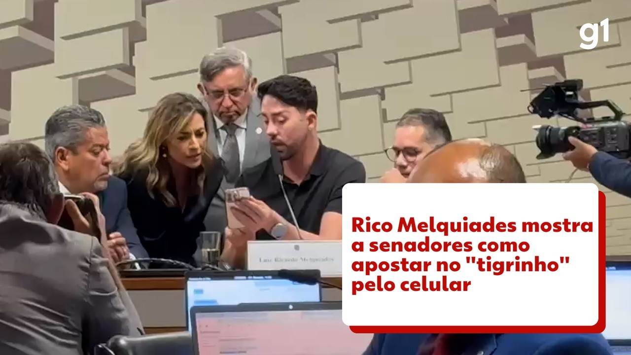 Em CPI, influenciador mostra a senadores como jogar no Tigrinho
