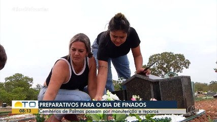 Cemitérios da capital passam por manutenção e reparos para o Dia de Finados