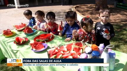 Escolas de Palmas se adaptam para enfrentar o calor