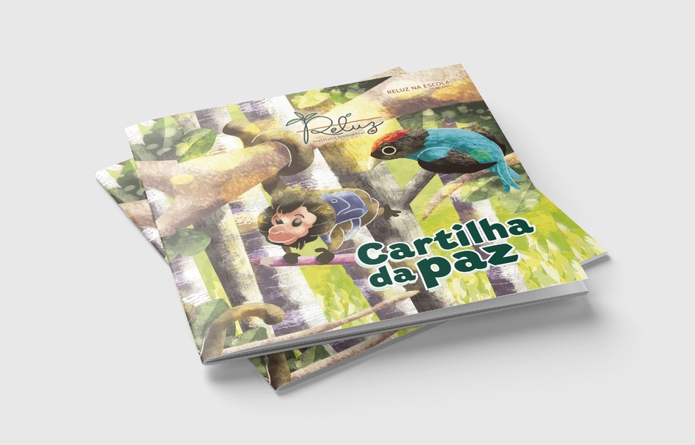 Livro infantil Cartilha da Paz — Foto: Divulgação