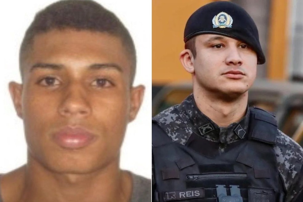 Erickson David da Silva é um dos apontados como responsáveis pelos disparos contra o PM em Guarujá (SP). — Foto: Reprodução