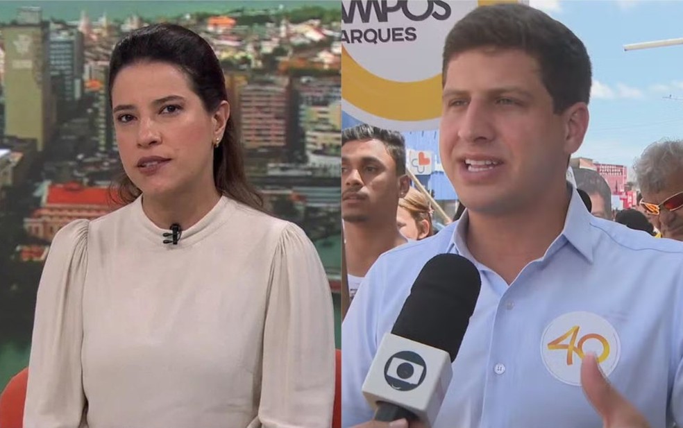 A governadora Raquel Lyra (PSDB) e o prefeito João Campos (PSB) — Foto: Montagem/g1