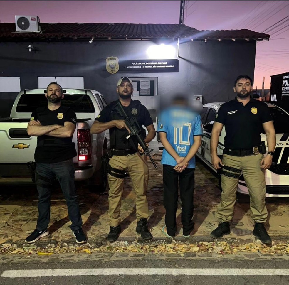 João Oliveira Antunes Neto, de 20 anos, foi preso em Dirceu Arcoverde — Foto: Divulgação/PCPI