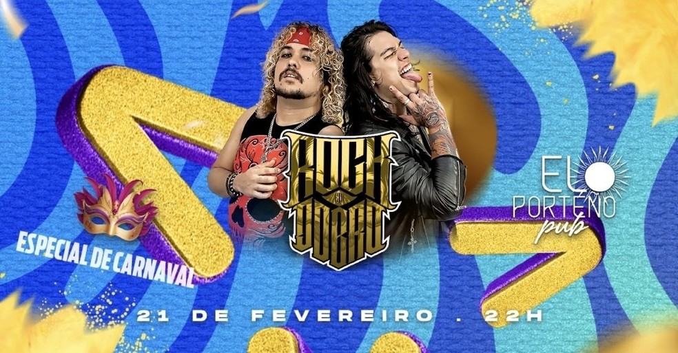 Rock em Dobro leva especial de carnaval para amantes do gênero musical — Foto: Divulgação