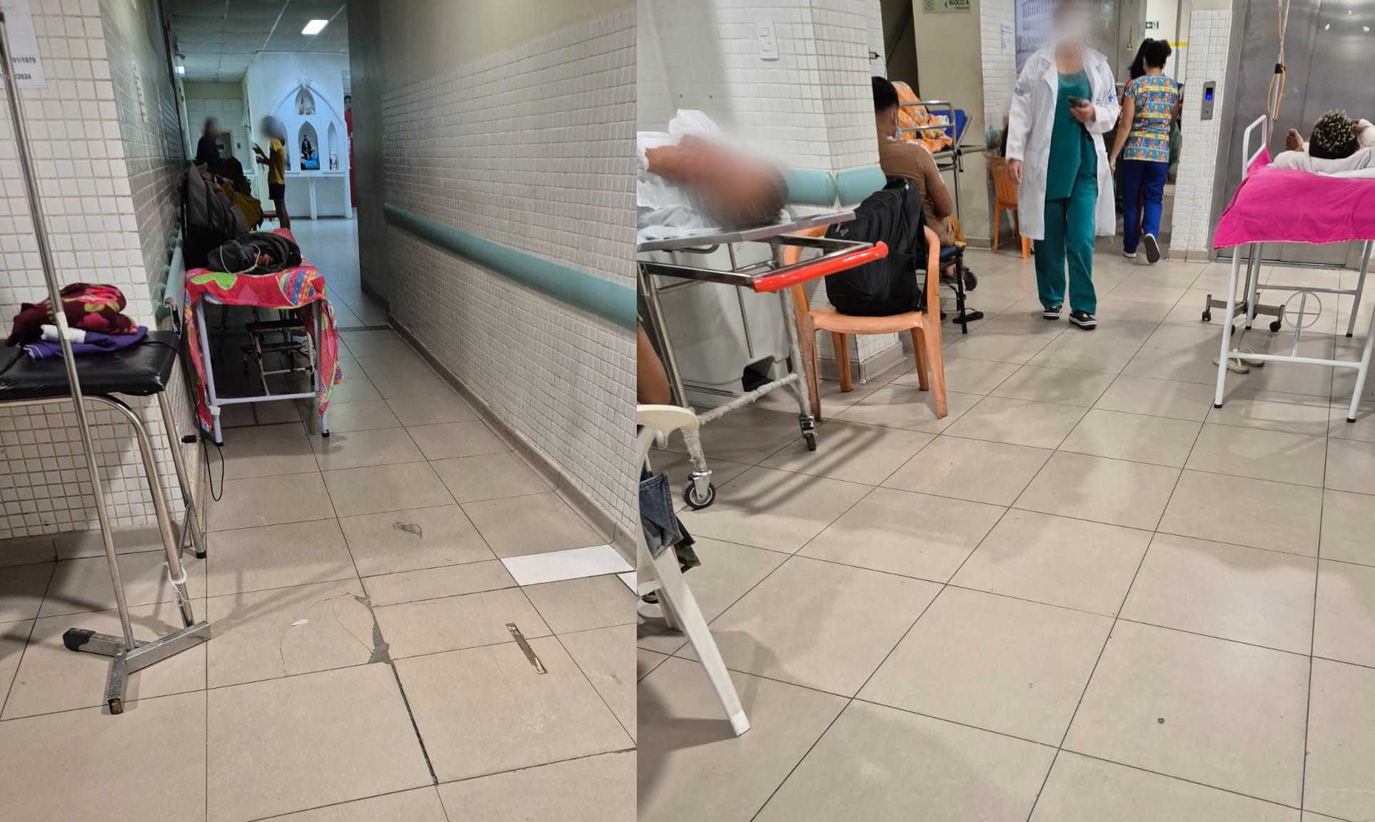 Sem neurocirurgiões, 'PSM da 14', em Belém, está com pacientes nos corredores; 'situação é grave', diz CRM