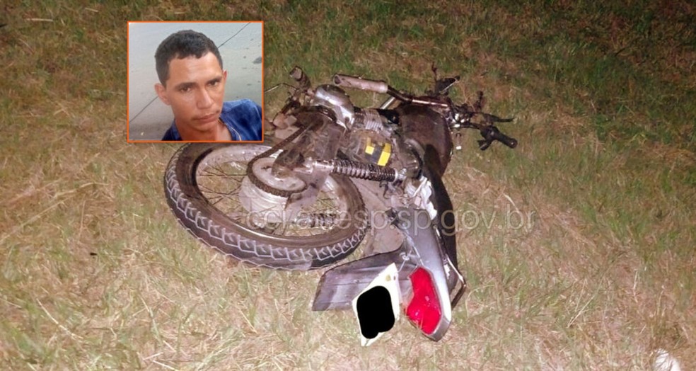 Motociclista morre após ser atingido por carro na SP-215 em Porto Ferreira — Foto: Artesp e Reprodução Facebook