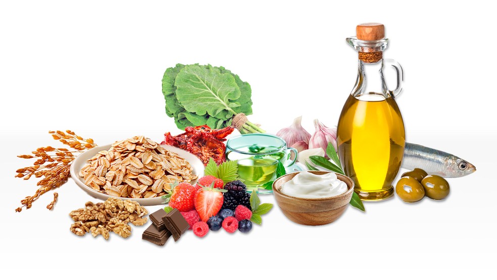 O que comer para viver mais: os alimentos mais estudados pela ciência ligados à proteção do coração e à maior longevidade — Foto: Adobe Stock