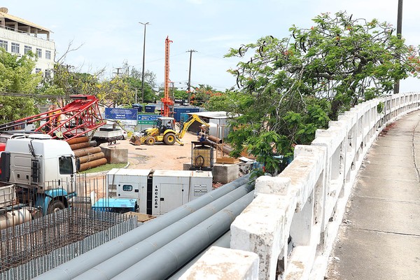 Nova ponte vai melhorar trânsito entre duas das principais regiões da cidade — Foto: João Barreto