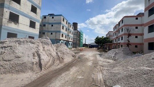 Atraso e infiltração: como estão prédios do residencial Minha Casa, Minha Vida que governo pode usar como 'hotel' na COP 30 - Uso de unidades habitacionais é estudado pelo governo para ampliar leitos na COP 30 em Belém e 16 blocos estão com obras para entrega em outubro. Residencial tem prédios com infiltrações.