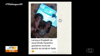Telespectadores mandam fotos da família e participam do JA1