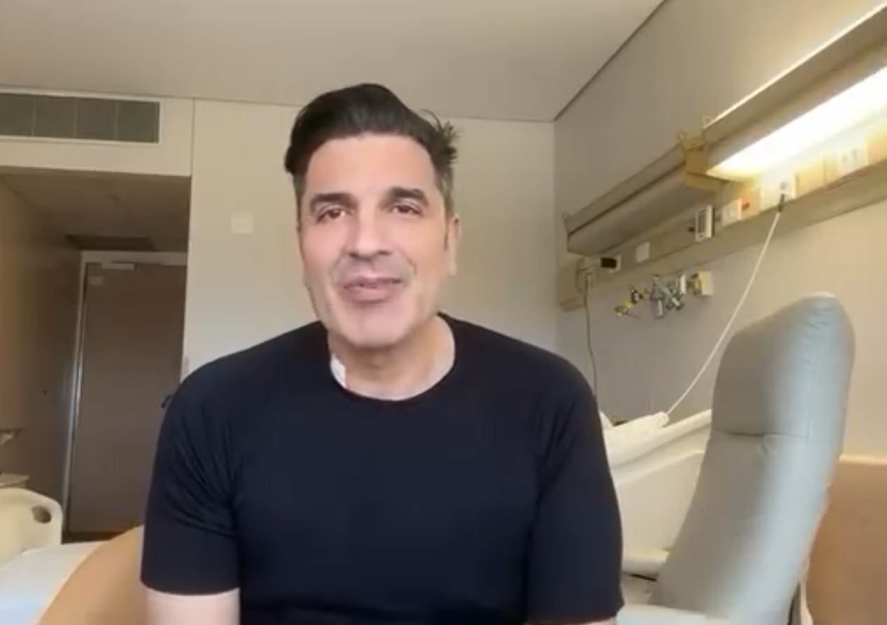Edu Guedes fala pela primeira vez após cirurgia para retirada de tumor: 'Minha recuperação está sendo ótima' 