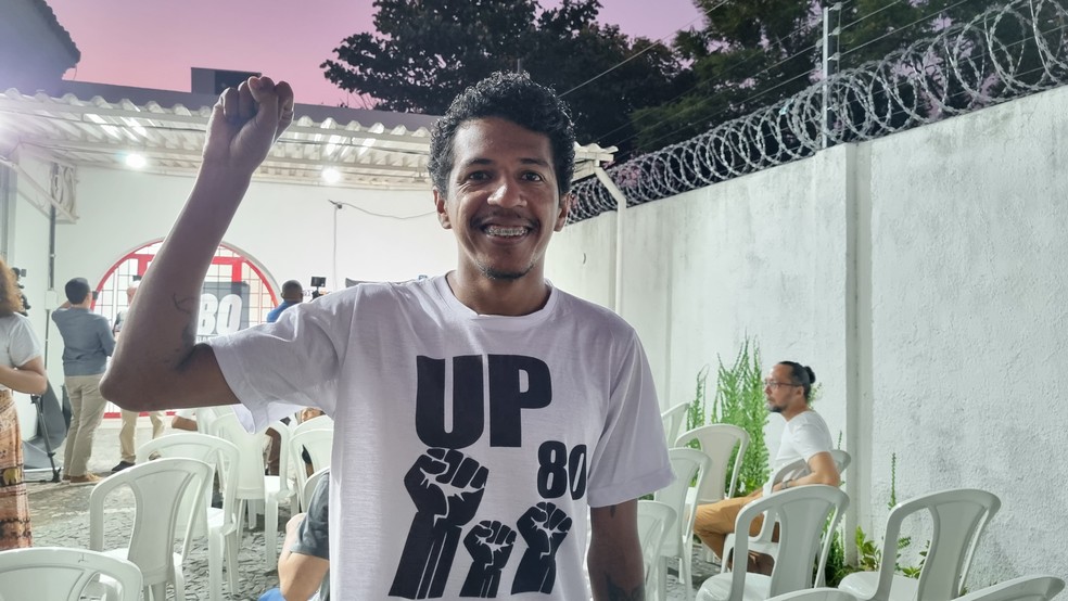 Santiago Beliz&aacute;rio, candidato ao Governo do Piau&iacute; pelo UP &mdash; Foto: L&iacute;via Ferreira/g1 Piau&iacute;
