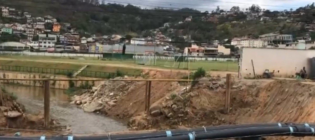 Obra em ponte de Conselheiro Paulino está parada e afeta comércio em Nova Friburgo