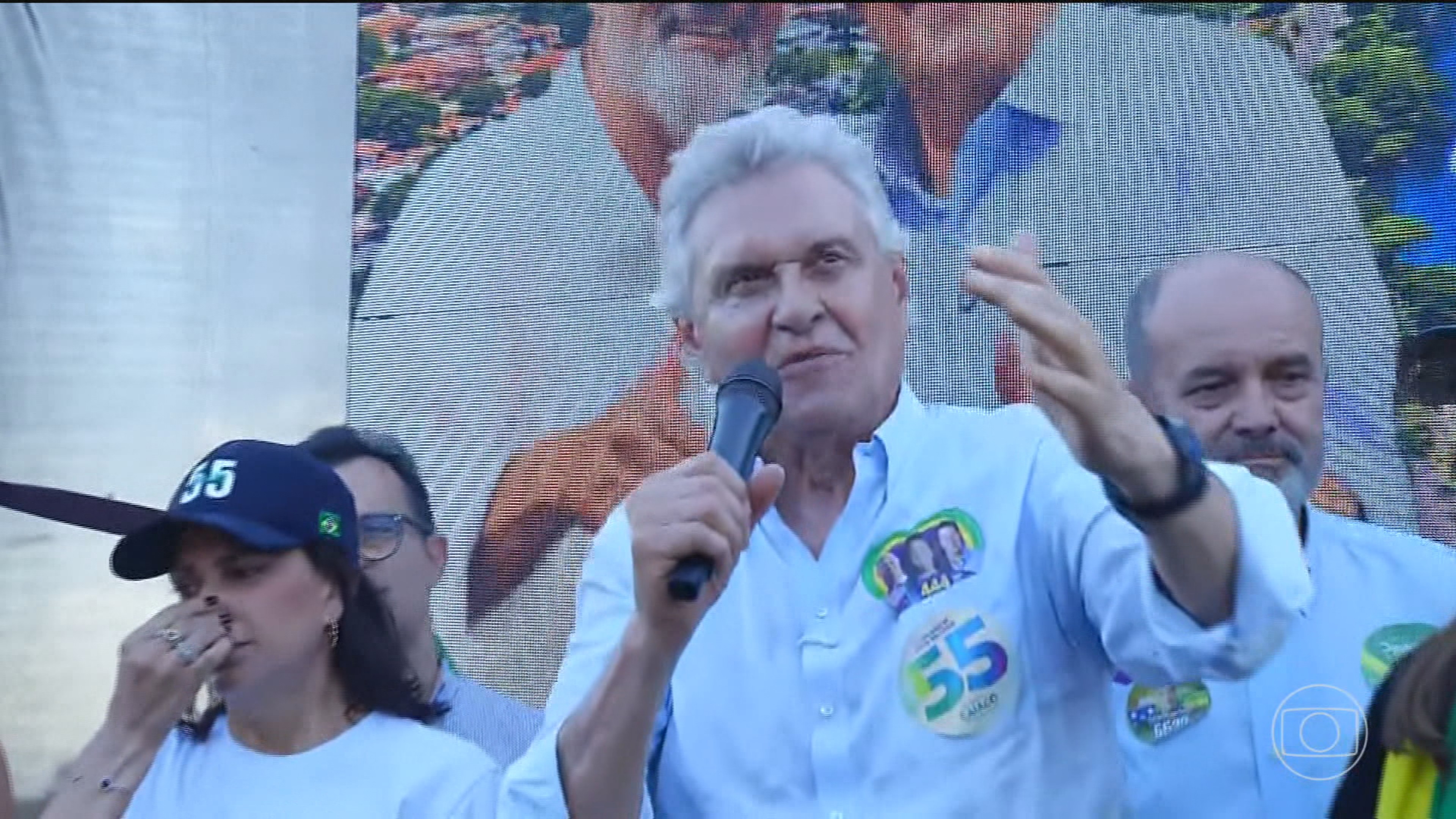 Ronaldo Caiado, candidato à Presidência pelo PSD, faz campanha no interior de Goiás