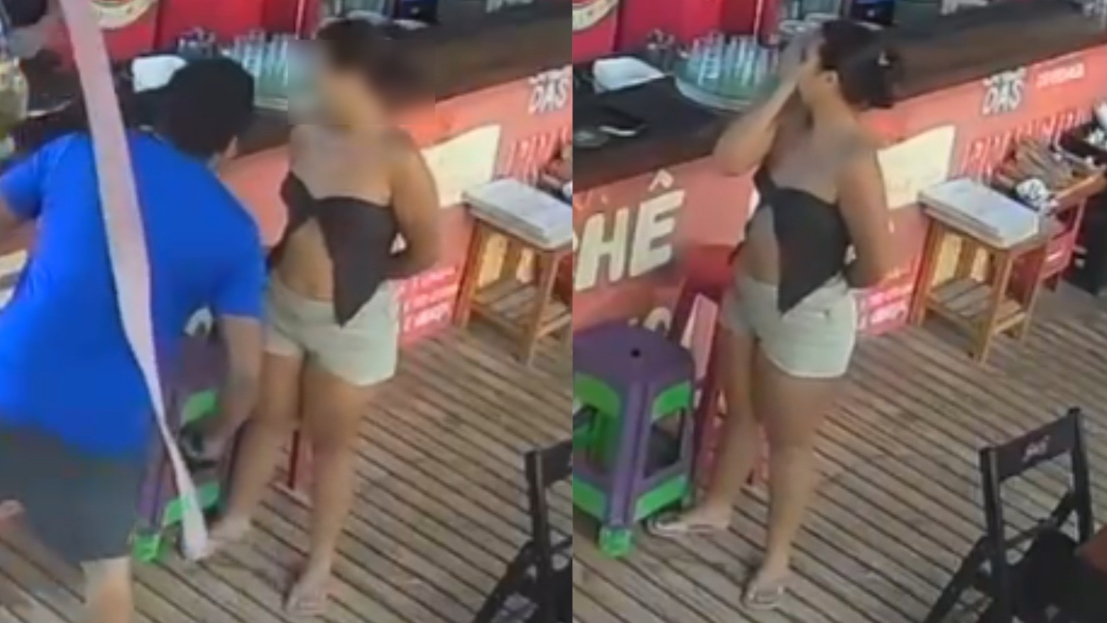 Vídeo mostra cliente cuspindo em garçonete de restaurante no litoral do PI: 'me senti diminuída'