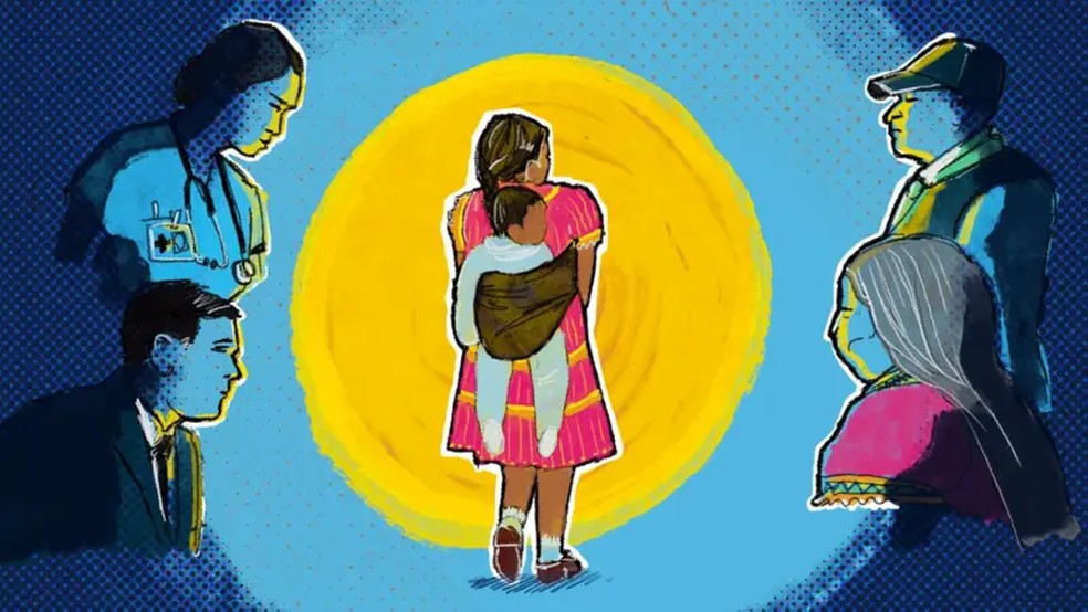 Vítimas de mutilação genital feminina relatam revitimização por parte das autoridades e dos médicos nas regiões urbanas da Colômbia — Foto: Equipe de Jornalismo Visual da BBC Américas