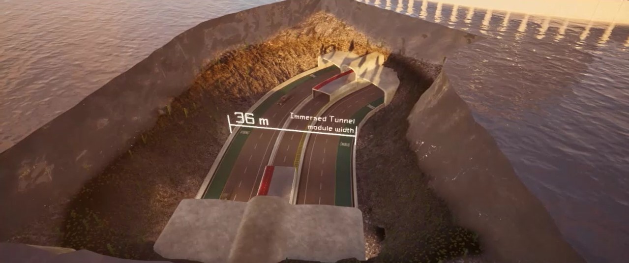 Novo túnel submerso em SC promete travessia em 2 minutos a 29 metros de profundidade; VÍDEO