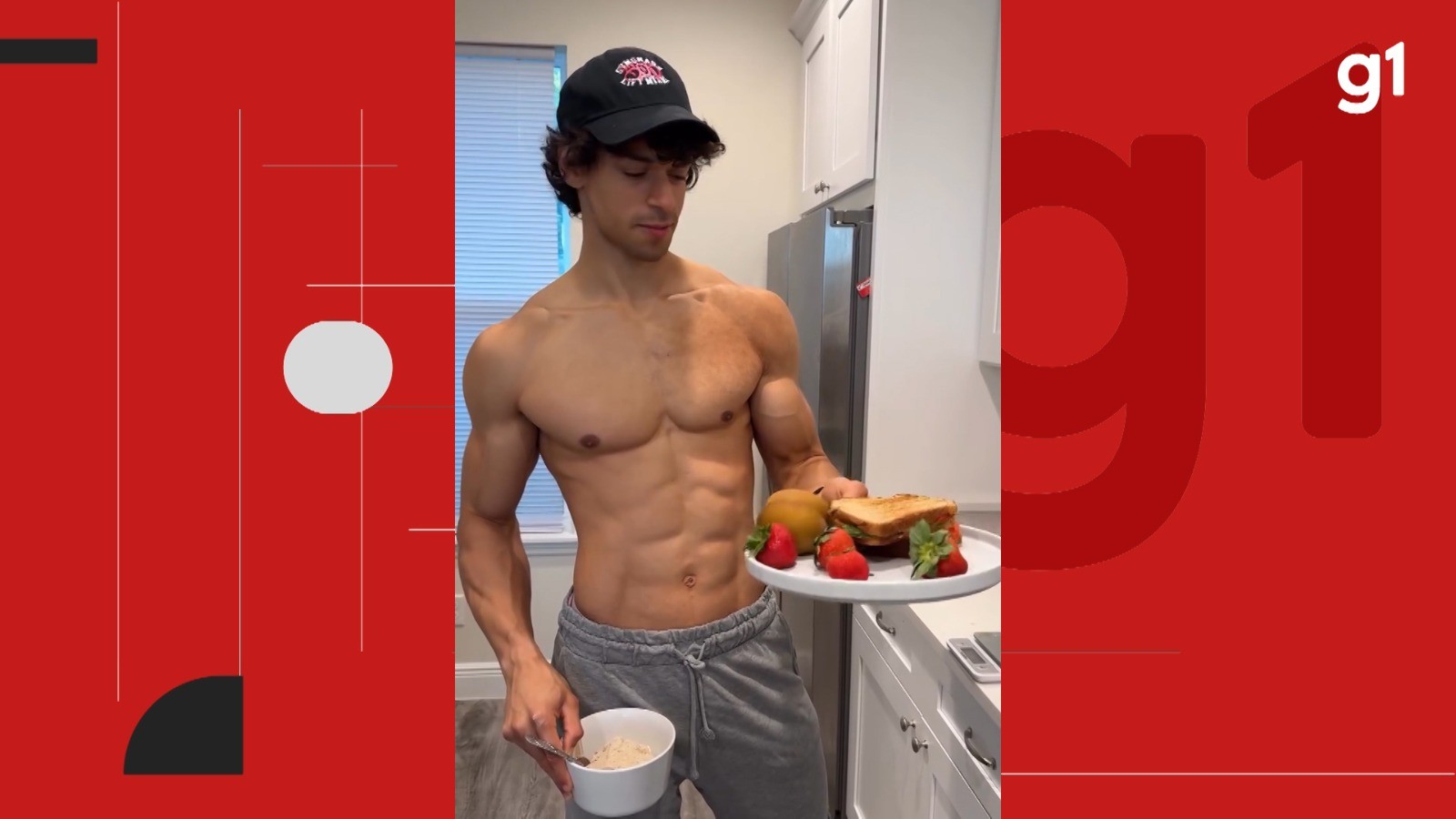Em preparação para primeiro campeonato de fisiculturismo, filho de Xanddy e Carla Perez exibe dieta: 'Nada complexo'